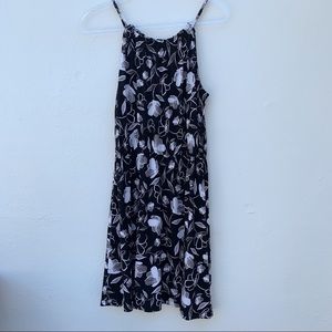BANANA REPUBLIC ELASTIC WAIST FLORAL DRESS